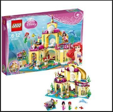 レゴ ディズニープリンセス 女の子に大人気 人魚アリエル海の宮殿 最安値 男の子のクリスマスプレゼントは レゴ で決まり